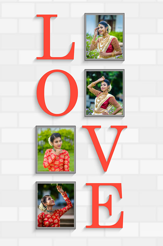 Collage Frame - Love Letter Theme